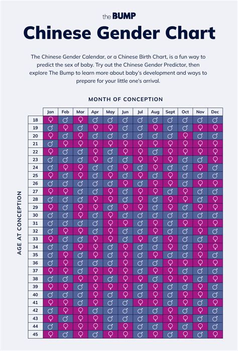 chinese gender chart